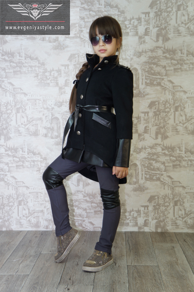 Черное кашемировое пальто – «Arya» Черное кашемировое пальто – «Arya»